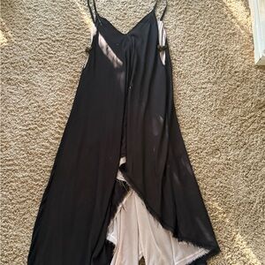 Vintage Free People Boho Elegant Black Sleeveless Dress